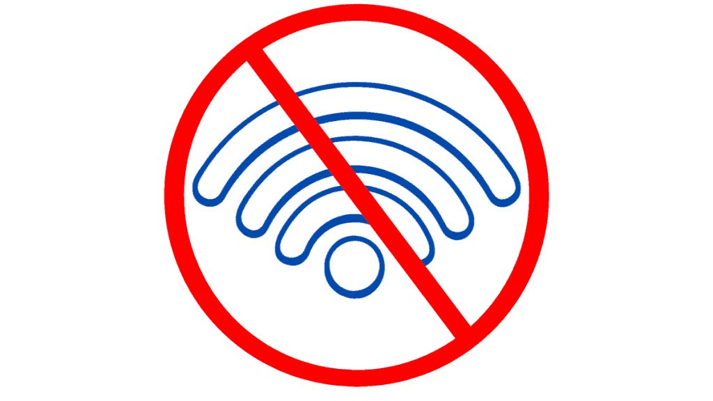 The image illustrates the Wi-Fi signal icon and a signal