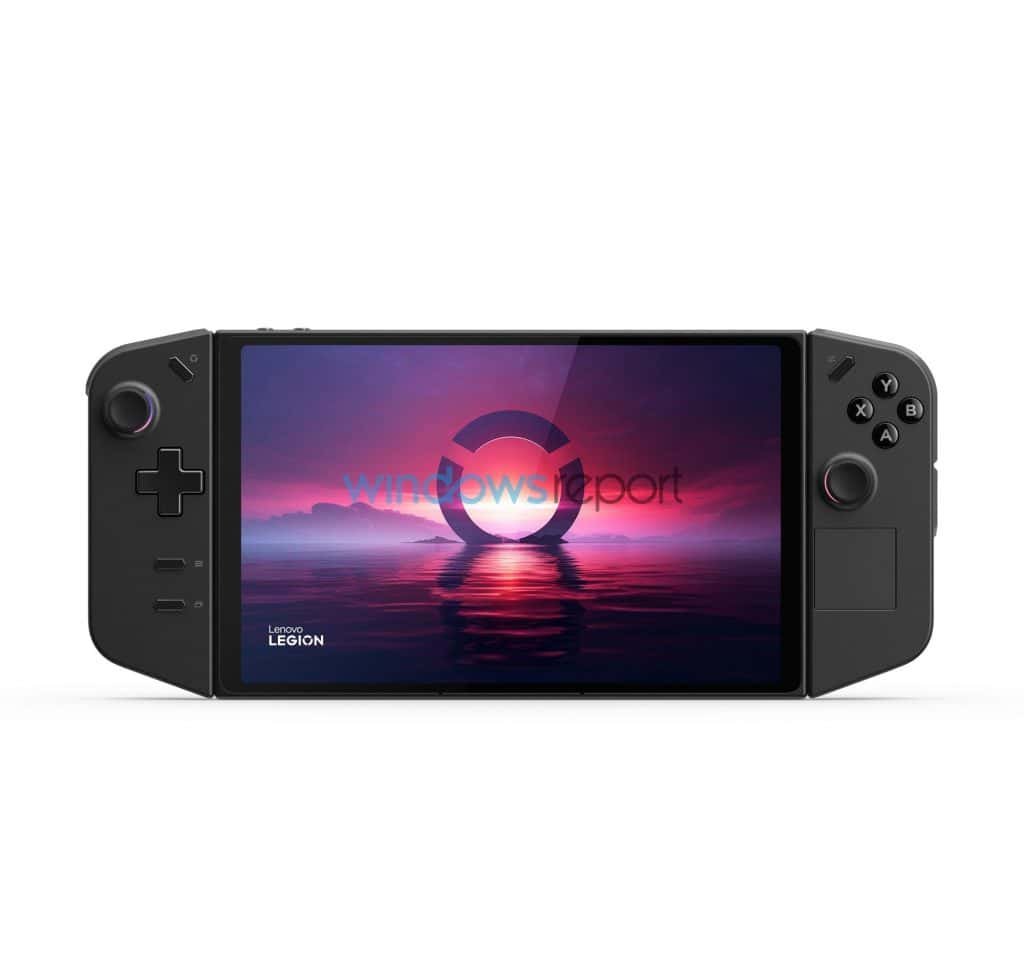 Supposed Lenovo Legion Go (Image: Playback / WindowsReport)