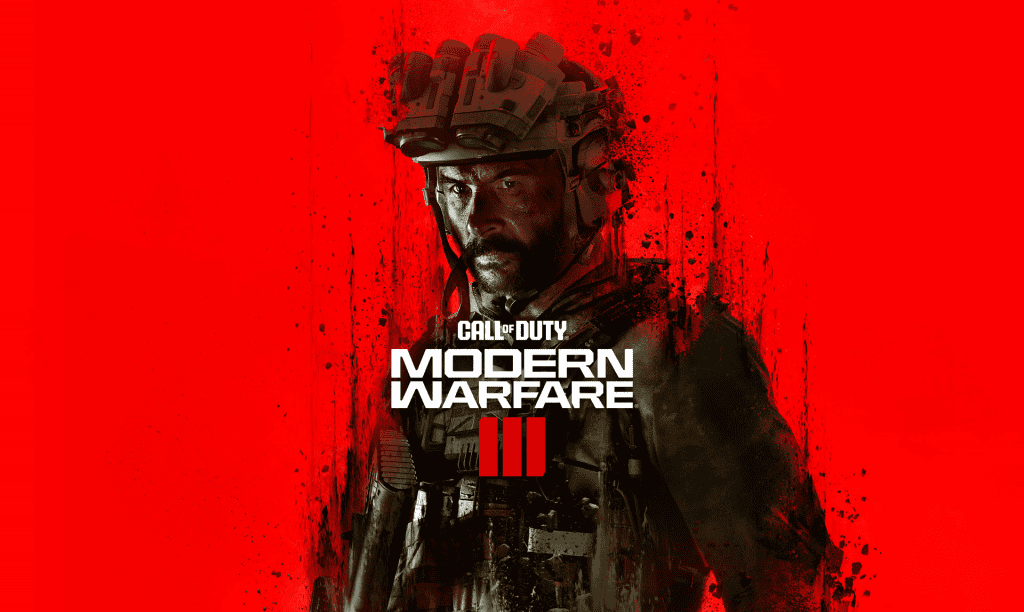 The image shows the cover of the game Call of Duty: Modern Warfare III