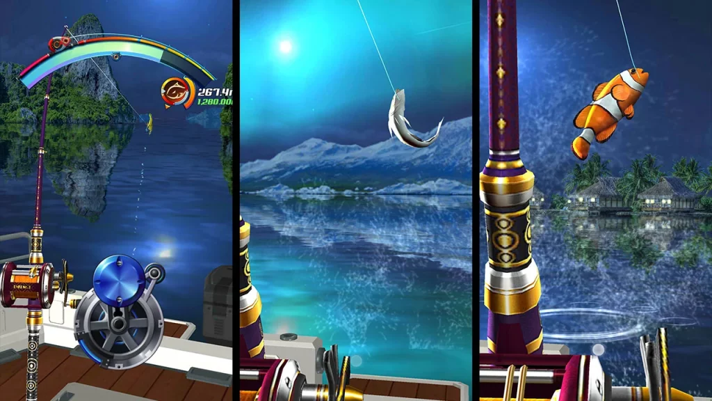 Screenshot of the Anzol fishing game